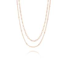 Trendolla Sterling Silver Two Layeres Necklace - £52.27 GBP+