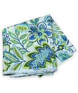 1.75yd Waverly Inspirations Copeland Caribe Floral Fabric 44x68” Blue Gr... - £11.30 GBP
