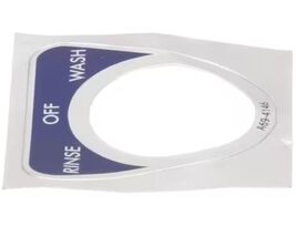 Fits Stero Dishwasher A69-4146 Decal/Label, Rinse-Off-Wash for SD-2RA, S... - $89.61