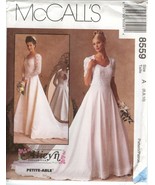 McCalls 8559 Alicyn Wedding Bridal Gown Dress Bride Bridesmaid pattern U... - £11.79 GBP