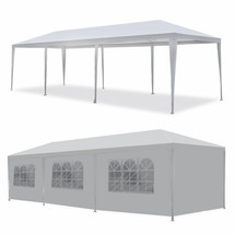 2Pcs 10&#39;X30&#39; Gazebo Canopy Party Tent Wedding Outdoor Pavilion Cater Wat... - £218.90 GBP