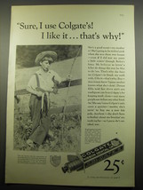 1932 Colgate Ribbon Dental Cream Ad - Sure, I use Colgate&#39;s! I like it - £14.73 GBP