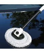 Microfiber Car Wash Brush Chenille Cleaning Brush Adjustable Telescopic ... - £21.88 GBP+