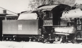 Chicago Burlington &amp; Quincy Railroad CBQ #4960 2-8-2 Baldwin Locomotive Photo - £11.00 GBP