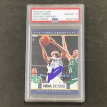 2012-13 NBA Hoops #42 Vince Carter Signed Card AUTO 10 PSA/DNA Slabbed Mavericks - £281.29 GBP