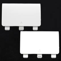 2x White Battery Back Cover Lid Shell Door for Xbox One XB1 Wireless Con... - £11.18 GBP