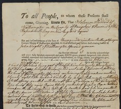 1769 Antique Colonial Deed Hampshire Prov Ma Bay Solomon Goddard John Wright - £230.03 GBP