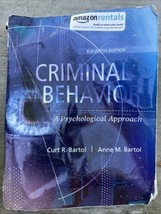 Criminal Behavior: A Psychological Approach - £20.13 GBP
