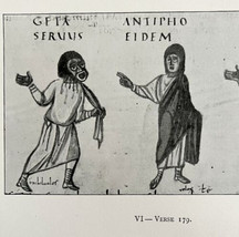 Phormio Of Terence Vatican Miniatures Print 1894 Victorian Verse 179 DWFF12 - £15.45 GBP