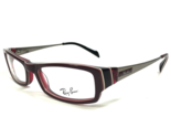 Ray-Ban Eyeglasses Frames RB5136 2286 Purple Red Shiny Silver Titanium 5... - £40.46 GBP