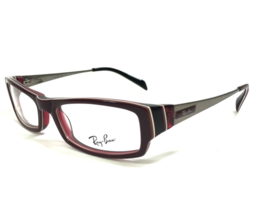 Ray-Ban Eyeglasses Frames RB5136 2286 Purple Red Shiny Silver Titanium 51-16-130 - £40.27 GBP