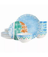 Spice by Tia Mowry Savory Saffron 18 Piece Round Fine Ceramic Dinnerware... - $69.79