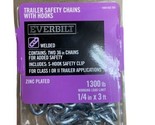 Everbuilt Trailer Safty Chains With Hooks Sealed Package 1300lb  1/4 by ... - $25.48