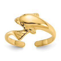 14k Dolphin Toe Ring K5801 - $185.05