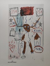 Jean-Michel Basquiat Signed Lithograph SLIDE GERM with Ceritficate  - £54.27 GBP