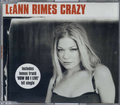 L EAN N Rimes - Crazy / How Do I Live / Blue 1999 Uk Cd Single Curb Recor - CUBC52 - £2.82 GBP