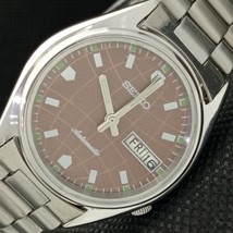 Genuine Vintage Seiko Automatic 7S26A Japan Mens D/D Brown Watch 621e-a415918 - £34.36 GBP