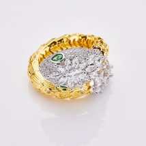 New May European Gold Retro Fashion Elastic Snake Ring  Trend Couple Ring Women&#39; - £43.12 GBP