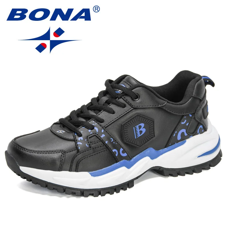 BONA 2024 New Designers Action Leather Running Shoes Men Trendy  Lightweight Man - £174.78 GBP