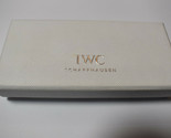 IWC WATCH NEW STEEL &amp; LEATHER KEYCHAIN / KEY RING RARE - £145.02 GBP