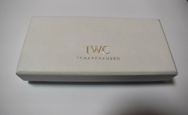 IWC WATCH NEW STEEL &amp; LEATHER KEYCHAIN / KEY RING RARE - £142.94 GBP