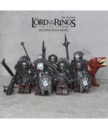 8PCS Lord Of The Rings Return Mordor Uruk-hai Orc Army Soldiers Minifigu... - £13.53 GBP