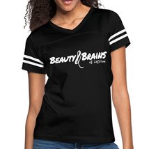 Womens T-Shirts, Beauty And Brains Et Cetera Vintage Sport Shirt - £19.65 GBP
