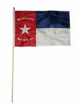 12 North Carolina Republic NC NCAR 12&quot;X18&quot; Stick Flags Rough Tex® 68D Nylon - £19.14 GBP