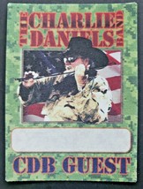 Vintage The Charlie Daniels Band - Back Stage Guest Pass DC1 - £6.25 GBP