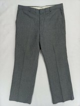 Men&#39;s Polyester Dress Gray Pants Carrier Business Slacks Size 37&quot;W x 30.5&quot;L - $11.39