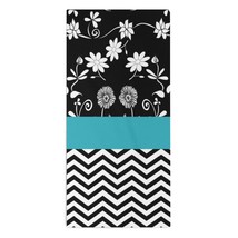Mondxflaur Flower Striped Hand Towels for Bathroom Hair Absorbent 14x29 ... - $12.99