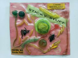 Vintage Sticky Stuff Old Gumball Vending Machine Display Card #209 - $33.99