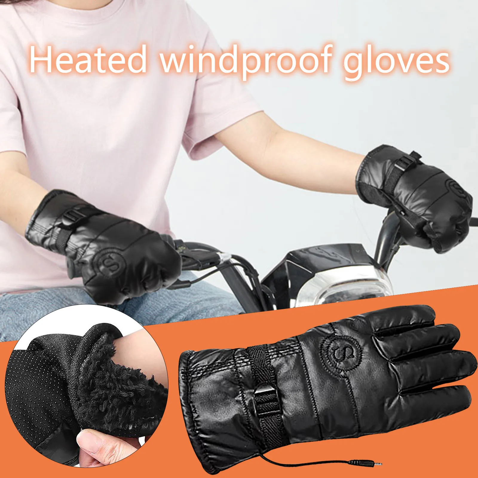 2022 Winter Glove Cotton Heating Hand Warmer Electric Thermal Gloves Waterproof  - £107.50 GBP