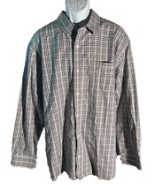 Duluth Trading Co. Men&#39;s Long Sleeve Button Down Plaid Shirt 2XL - £13.91 GBP