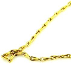 Antique Handmade Lady&#39;s / Men&#39;s Chain Unisex Necklace Solid 22K Yellow Gold 19” - £3,526.58 GBP