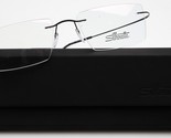 New Silhouette 5515 CL 9040 Black Eyeglasses Frame 52-19-150 B32mm - $220.49