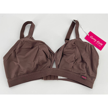 NWT Curvy Kate Get Up and Chill Bralette Sz 34DD/E Cocoa Brown Wireless - $33.32