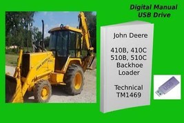 John Deere 410B 410C 510B 510C Backhoe Loader Repair Technical Manual TM1469 - £14.82 GBP+