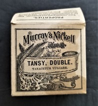 1906 antique TANSY QUACK MED homeopathic Murray&#39;s Nickell hysteria anthe... - £33.63 GBP