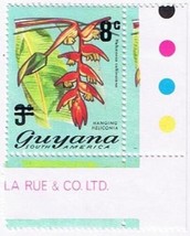 Stamps Guyana 8d Overprint On 3d Definitive MLH - $0.72