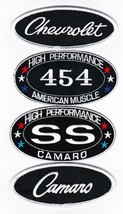 Chevy 454 Ss Camaro SEW/IRON On Patch Emblem Badge Embroidered - £14.97 GBP