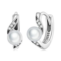 WOSTU 925 Silver  Rings with Zircon Hoop Earrings For Women Vintage Style Drop D - £16.99 GBP