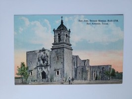 San Jose Second Mission San Antonio Texas Divided Back Antique Postcard UNP VNT - £4.46 GBP