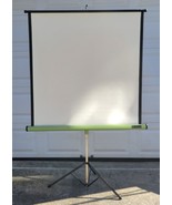 *N) Vintage Radiant Portable Collapsible Movie Projector Screen 40&quot; x 40&quot; - £43.51 GBP