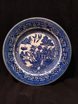 John Maddock &amp; Sons Blue Willow 9&quot; Dinner Plate England - $15.00