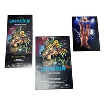 Dralion Cirque du Soleil Lot 3 Circus Flyer Brochure Postcard 1999 Ephemera - £29.46 GBP