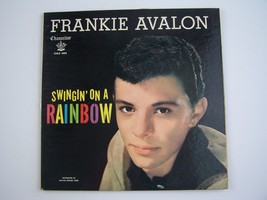 Frankie Avalon - Swingin&#39; On A Rainbow Vinyl LP Record Album CHLX 5004 - £7.48 GBP