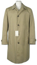 NEW! Classic Brioni Silk &amp; Cotton Trench Coat!  Large  Waterproof   Belt... - $1,399.99