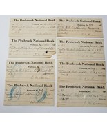 PENBROOK NATIONAL BANK 1910 BELL TELEPHONE COMPANY CANCELLED CHECKS LOT ... - £12.41 GBP