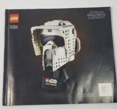 Lego Star Wars 75305 Disney Scout Trooper Helmet Instruction Manual Only - £6.92 GBP